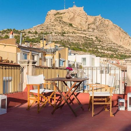 Alc - Stylish Studio With Fantastic Terrace, Old Town Alicante Bagian luar foto