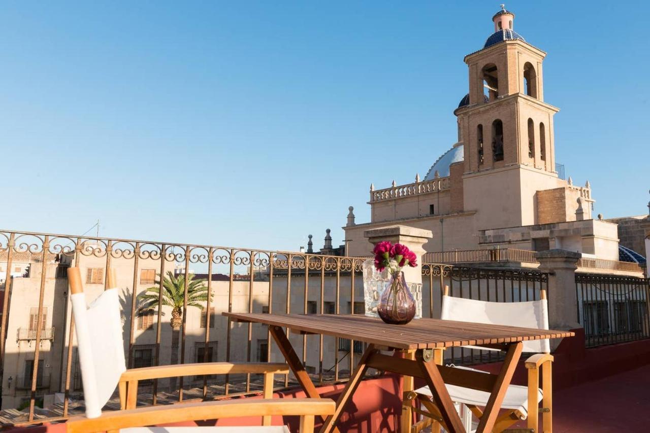 Alc - Stylish Studio With Fantastic Terrace, Old Town Alicante Bagian luar foto